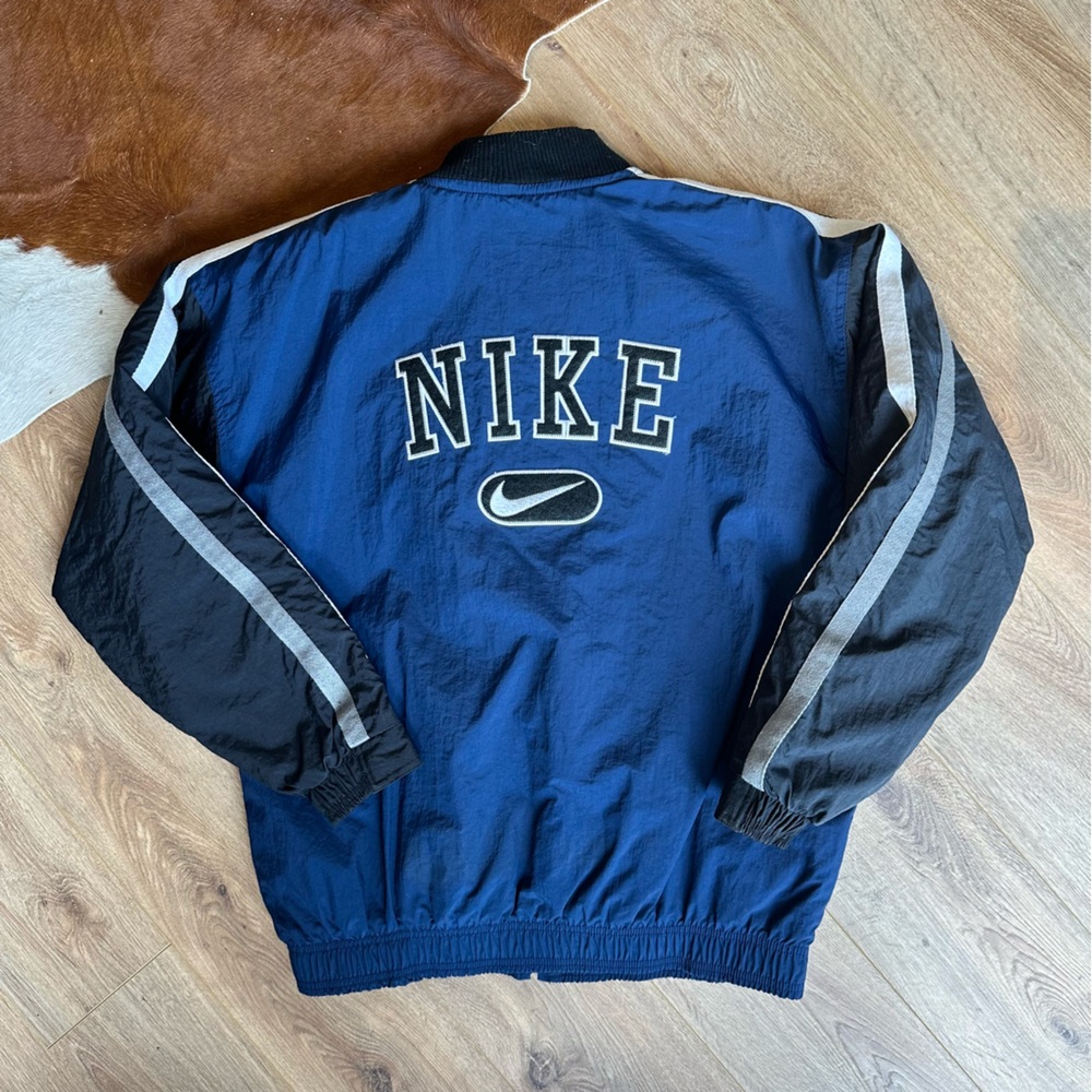 Nike Varsity Bomber Jacket Blue Black